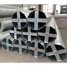 Hot Dip Galvanized သံမဏိတိုင် 75ft